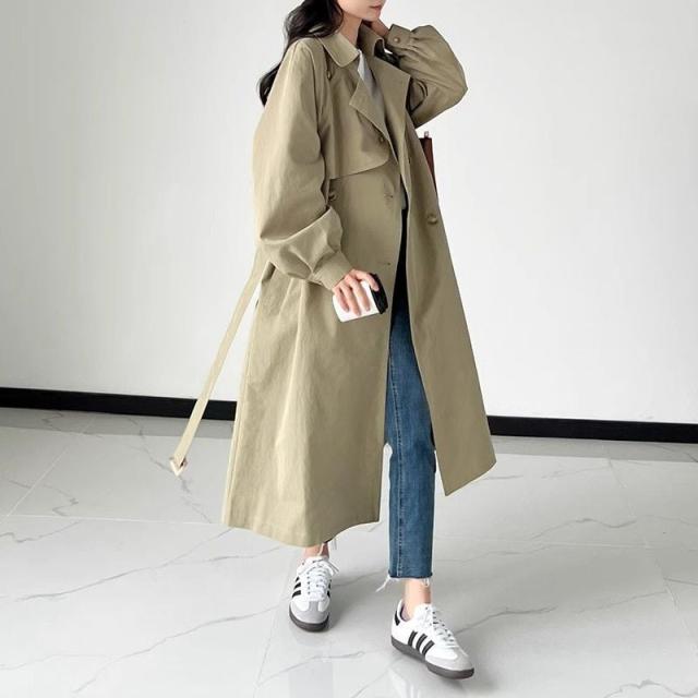 春新作 トレンチコート トレンチコートロング ロングトレンチコート レディーストレンチコート スプリングコート 春 秋 冬 コート 春秋 コート レデ