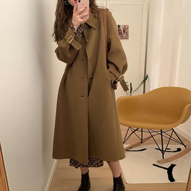 チェスターコート ワントーン 無地 アウター レディース チェスター ロングコート ロング マキシ丈 大きいサイズ レディース 春 秋 コート レディ