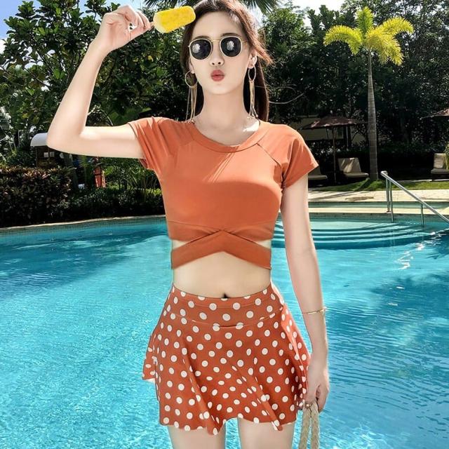 韓国 水着 タンキニ 体型カバー 水着 タンキニ 40代 水着 レディース 体型カバー 3点セット ママ タンキニ 水着 大きいサイズ 水着 大きいサ