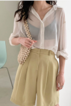 シャツ ブラウス 白シャツ l 長袖 Vネック 襟付き 細身 レース シフォン シースルー かわいい 大人可愛い きれいめ シンプル 大人 上品 おしの通販は シャツ ブラウス 白シャツ l 長袖 Vネック 襟付き 細身 レース シフォン シースルー かわいい 大人可愛い きれいめ シンプル 大人 上品 おしの通販は