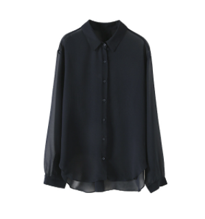 シャツ ブラウス 白シャツ l 長袖 Vネック 襟付き 細身 レース シフォン シースルー かわいい 大人可愛い きれいめ シンプル 大人 上品 おしの通販は シャツ ブラウス 白シャツ l 長袖 Vネック 襟付き 細身 レース シフォン シースルー かわいい 大人可愛い きれいめ シンプル 大人 上品 おしの通販は