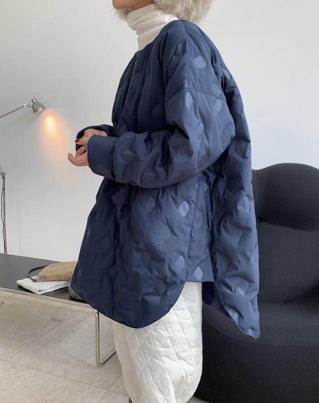 あったか プルオーバー シャツ ダウンジャケット l 冬 韓国デザイン