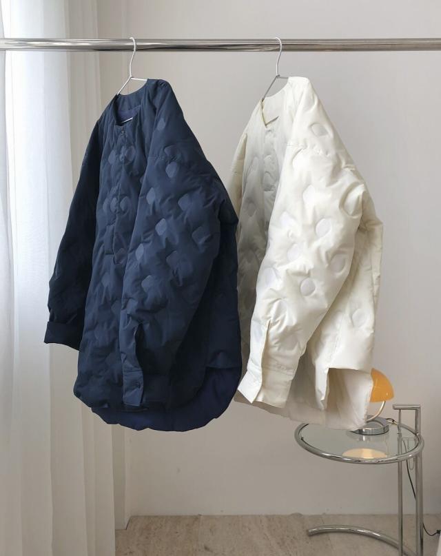 あったか プルオーバー シャツ ダウンジャケット l 冬 韓国デザイン