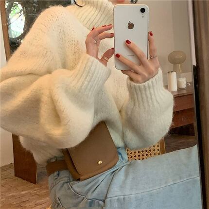 タートルネックニット トップス セーター 袖あり l 萌袖 タートルネック もこもこ モコモコ ふわふわ かわいい 大人可愛い きれいめ シンプル カ 楽天市場】レディース トップス ニット セーター 長袖 萌袖