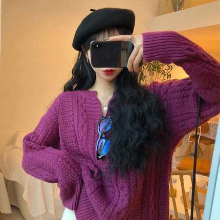 キーネックニット トップス セーター 袖あり l 萌袖 Vネック かわいい 大人可愛い シンプル カジュアル 大人 おしゃれ お洒落 レトロ 大人可愛の通販は 5,752円