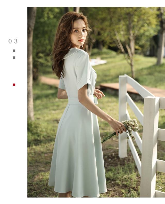 ワンピース ワンピドレス 膝丈 l 袖あり 半袖 5分袖 五分袖 A