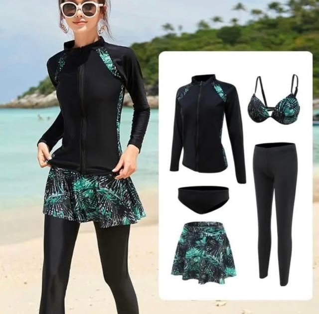 水着 5点セット レディース l UVカット ラッシュガード