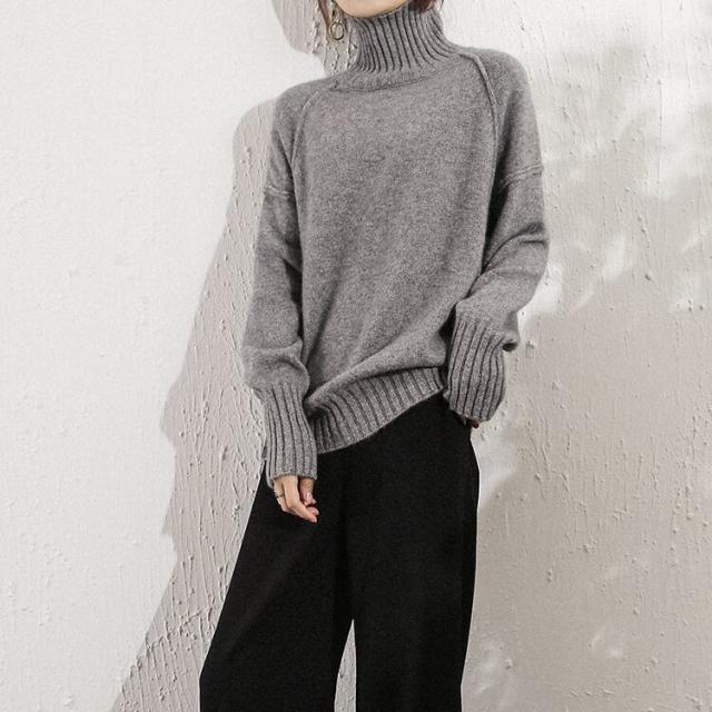 カシミヤ 長袖 ハイネック l ニット きれいめ シンプル 秋 冬 10代 20代 30代 学生 通学 デート お出かけ 女子会 M L XL ブラッ カシミヤ 長袖 ハイネック l ニット きれいめ シンプル 秋 冬 10代 20