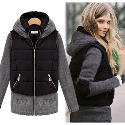 レディースニットジャケット フード付き ファスナー l 秋 冬 防寒 通勤 通学 お出かけ 休日 女子会 カジュアル 大人可愛い ラフ スポーティー