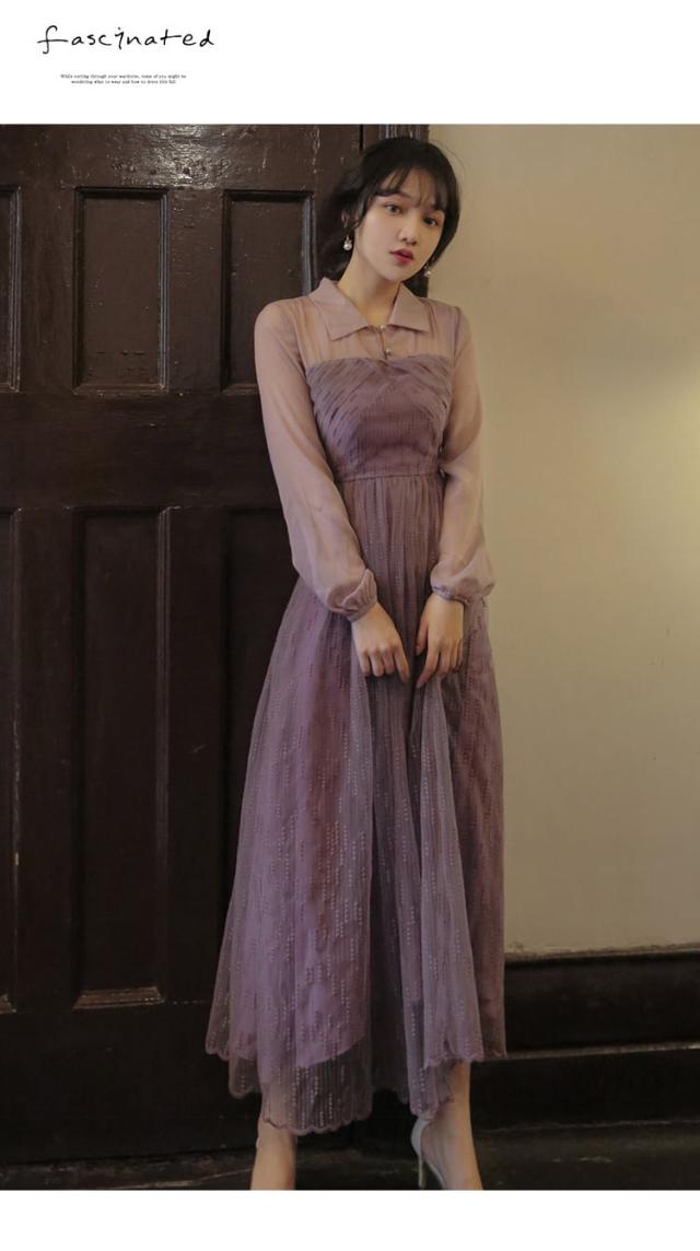 ドレス レディース パーティードレス l ドレスワンピース カジュアルドレス スマートカジュアル ロング Aライン シフォン 透け感 シースルー 柔ら ドレス レディース パーティードレス l ドレスワンピース カジュアル