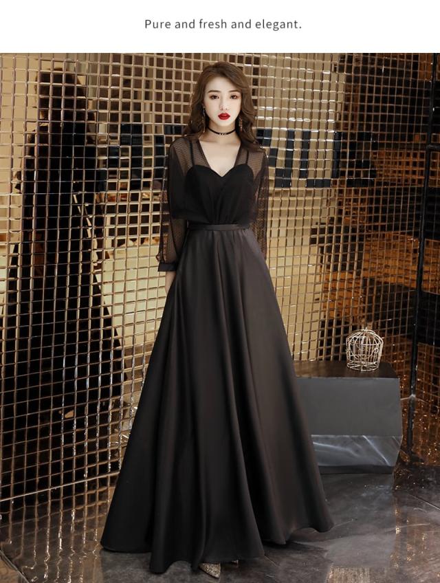 ドレス レディース パーティードレス l イブニングドレス ロング A