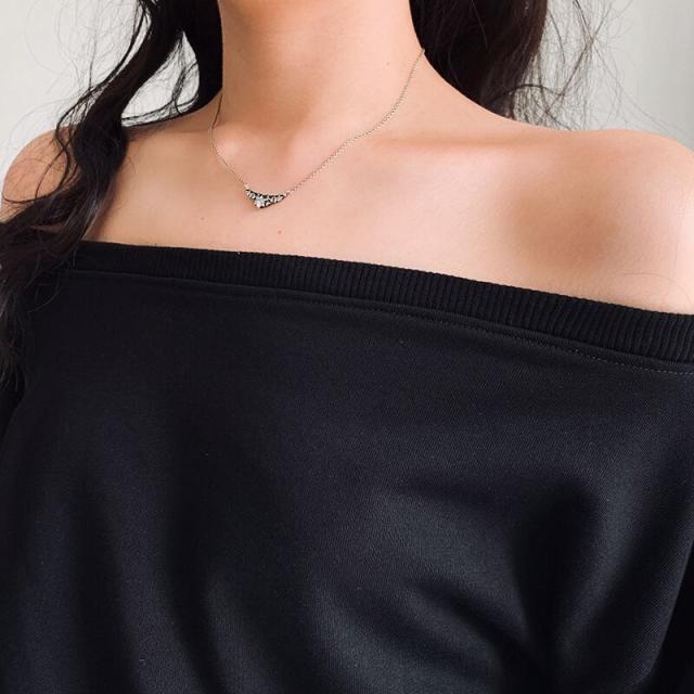 トップス プルオーバー オフショルダー l トレーナー ショート丈