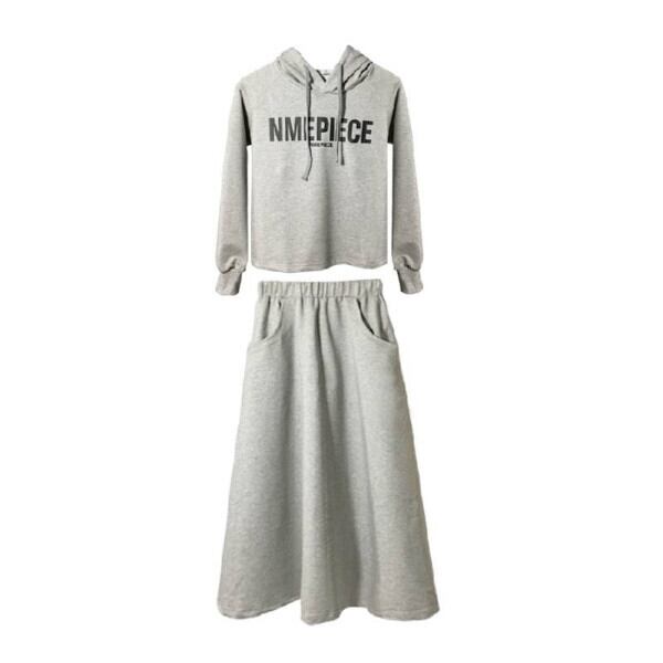 セットアップ スウェット ワンピース l カジュアルセットアップ お洒落