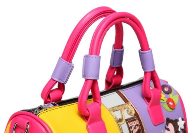 個性的 ハンドバッグ ワンショルダー ２WAY l カラフル カジュアル キュート デート  ブラック ピンク ホワイトの通販は