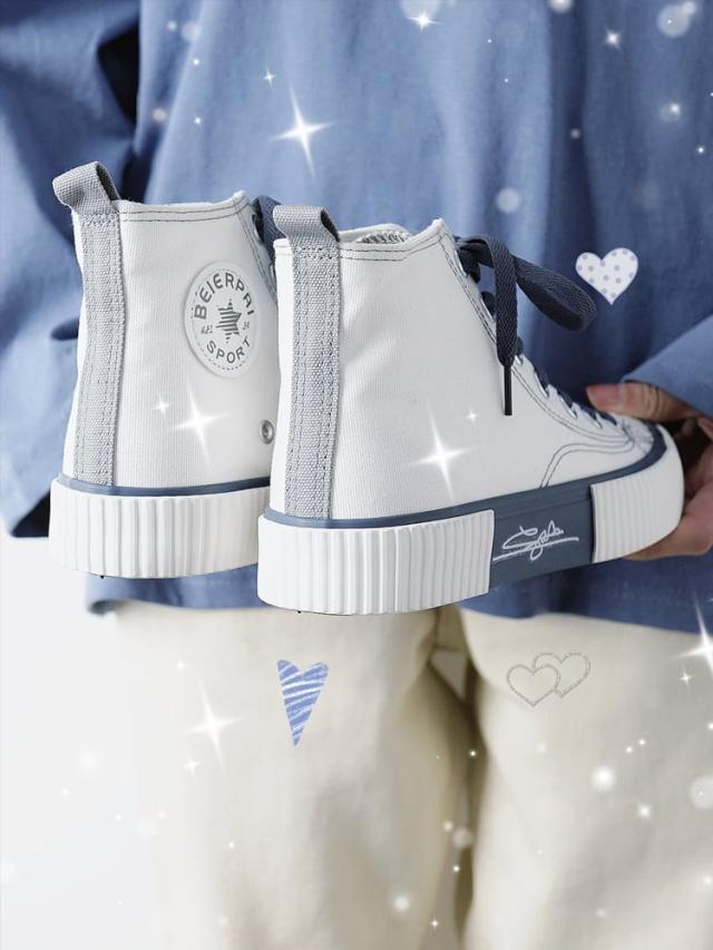 スニーカー レディース シューズ l フラット おしゃれ かっこいい バイカラー キャンバススニーカー ランニングシューズ アクセントカラー ポイント スニーカー レディース シューズ l フラット おしゃれ かっこいい バイ