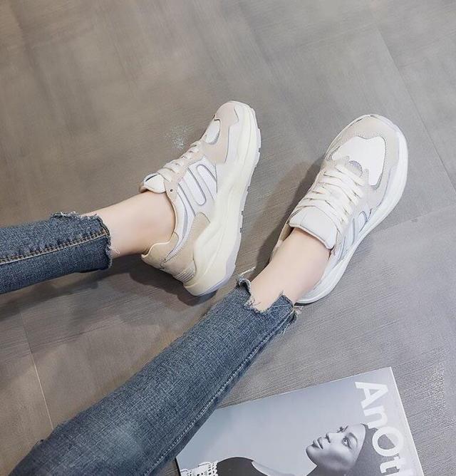 厚底スニーカー シューズ 靴 l クツ スニーカー 5cmヒール 厚底