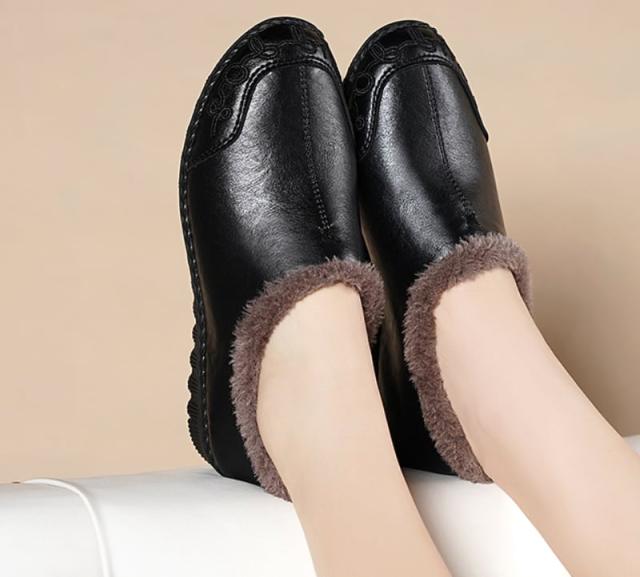 シューズ 靴 くつ l レディースシューズ フラットシューズ ぺたんこシューズ ぺたんこパンプス フラット ぺたんこ ラウンドトゥ もこもこ モコモコ