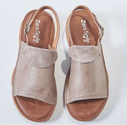 ファー レザー ぺたんこ l シューズ 靴 くつ クツ サンダル 2cmヒール