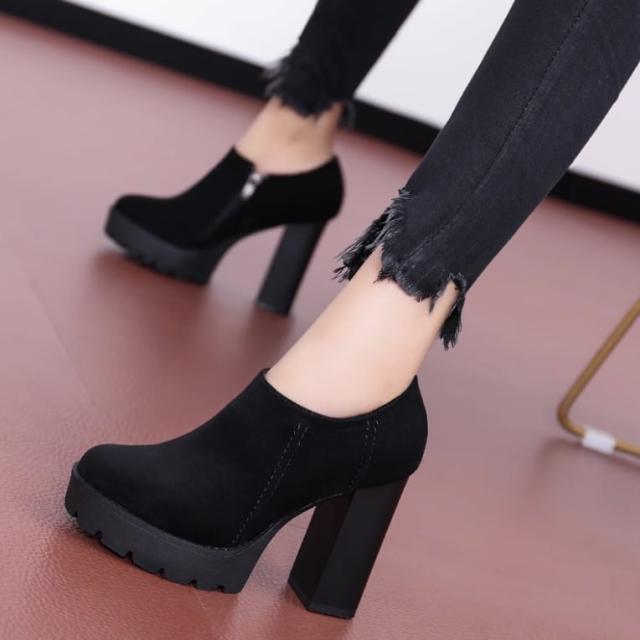 ブーツ レディースブーツ ショートブーツ l 太ヒール スウェード かわいい 大人可愛い きれいめ シンプル カジュアル 大人 上品 おしゃれ お洒落