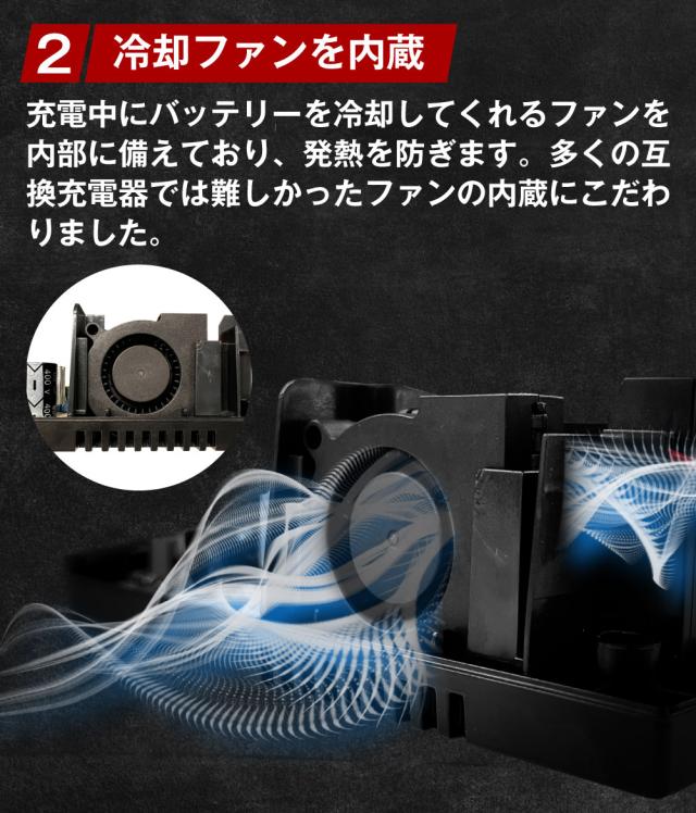 【バッテリー2個＆充電器セット】互換ラボ MAKITA互換 バッテリー 18V 6Ah 6.0Ah 互換LAB マキタ互換 充電器 DC18V Waitley 日本企画 PSE認証済 DC18RF 14.4V 18V ブロワー 対応 日本 BL1830 BL1840_13