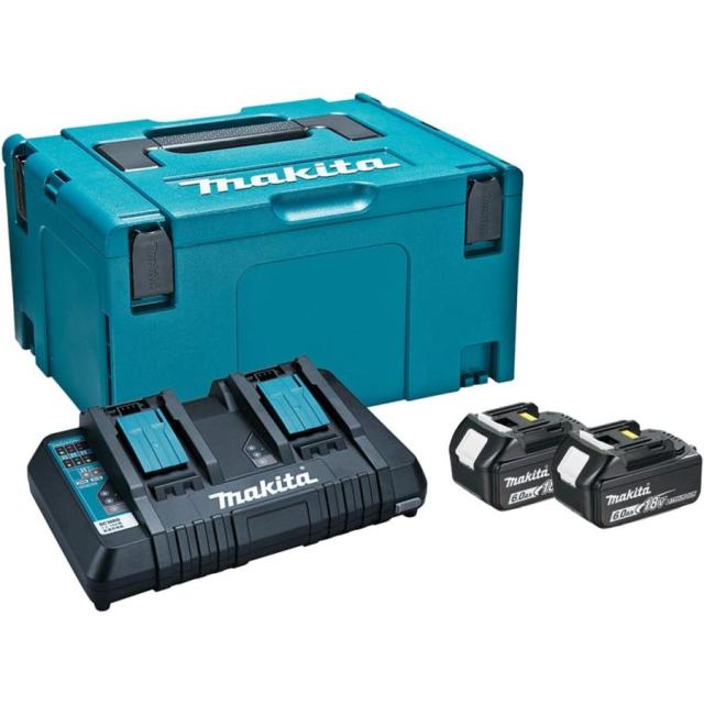 マキタ 純正 18V パワーソースキット1 A-61226 フルセット BL1860B バッテリー 2個 DC18RD 充電器 ケース付き makita