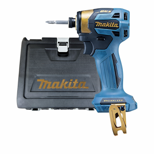 マキタ TD173 プレミアムブルー 本体 ケース セット インパクトドライバー 20周年限定 プレミアムカラー バッテリー・充電器別売 ケース付 DGXPB / DGXPR / DGXPY / DGXPG