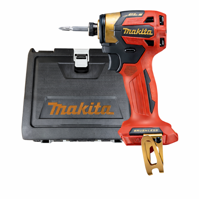 マキタ TD173 プレミアムレッド 本体 ケース セット インパクトドライバー 20周年限定 プレミアムカラー バッテリー・充電器別売 ケース付 DGXPB / DGXPR / DGXPY / DGXPG