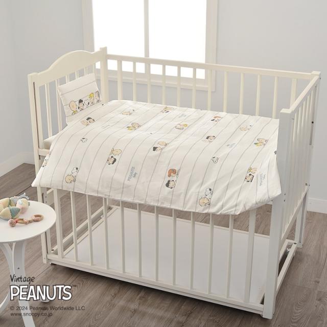 布団セット ベビー 組布団 6点セット 赤ちゃん ベビー布団セット スヌーピー SNOOPY ピーナッツ 日本製 アトピー協会推薦品 ディフェンスタイプ敷きふとん 吸水性と撥水性に優れた2層構造 WF53302600