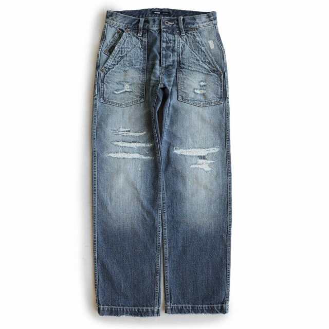 13年jeans ヴィンテージ ストレート デニム Byiwato ジーンズ メンズ レディース ダメージ パンツ リメイク ベイカー カジュアル デの通販はau Pay マーケット Paty Au Pay マーケット店