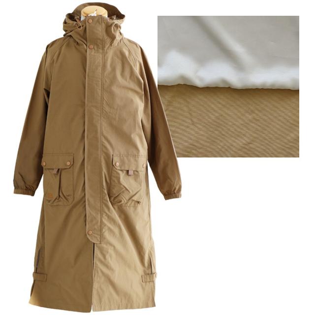 ベンチコート メンズ レディース 秋 Wジップ 袖ゴム 軽量 撥水