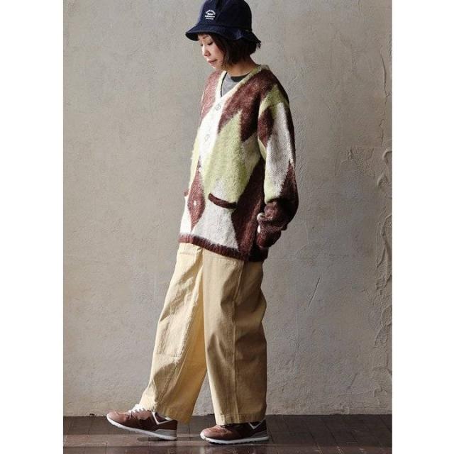 カーディガン カーデ Vネック 長袖 重ね着 メンズ レディース