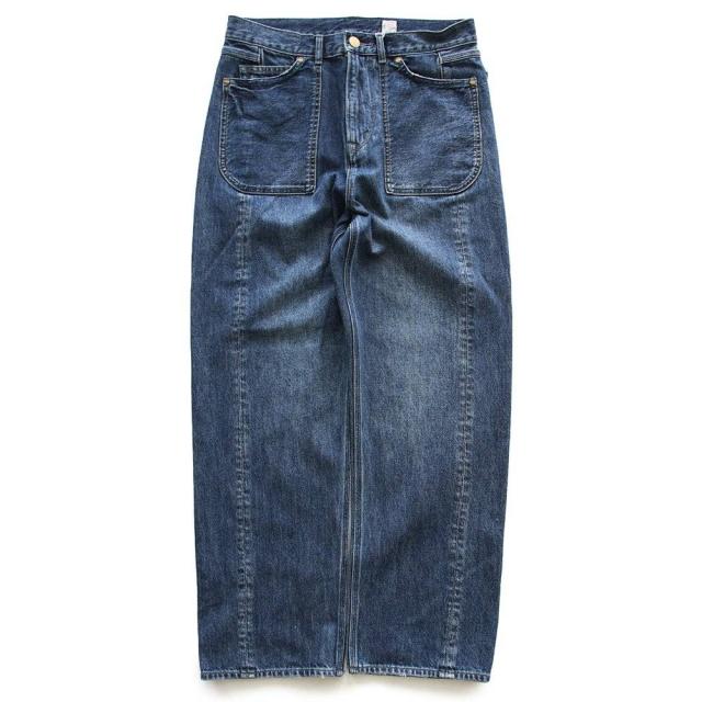 cafetty カフェッティ デニム パンツ ストレート ワイド レディース 腰