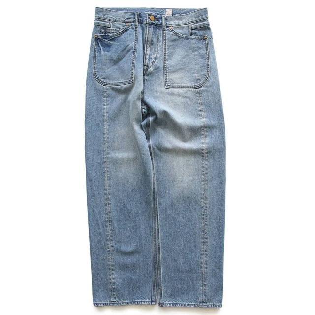 cafetty カフェッティ デニム パンツ ストレート ワイド レディース 腰