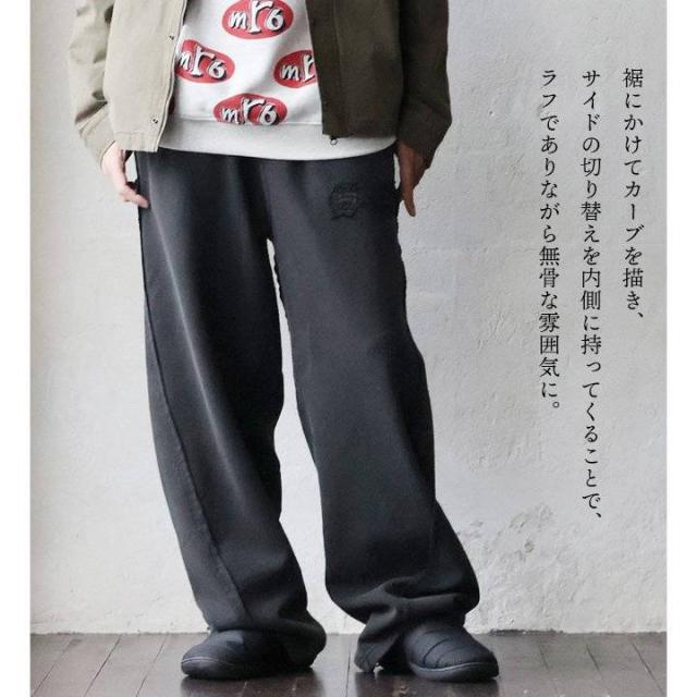 スウェットパンツ パンツ カーブパンツ メンズ レディース コットン ポリエステル ブリーチ 裏起毛 暖かい 軽い 伸縮性 楽ちん ウエストゴム 紐付き 裾ロックコード カジュアル アメカジ ヴィンテージ 秋 冬 パティ スウェットパンツ パンツ カーブパンツ メンズ レディース コットン