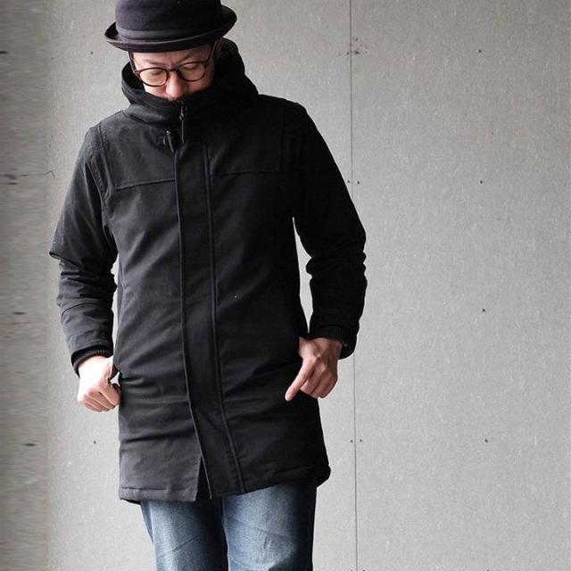 モッズコート ストレッチ 暖かい 裏地ボア 中綿 メンズ レディース