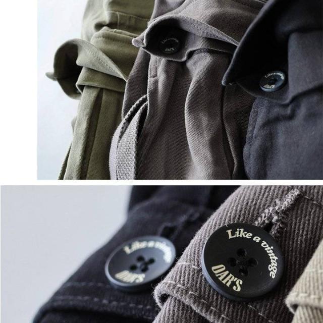 カーゴ パンツ レディース カッコイイ 脚長 スリムフィット ストレート ストレッチ フレアシルエット 変形 Xライン M-51 モチーフ 肉厚 ツイル 小尻 股上深め アメカジ カジュアル パティ OAR’S オールズ_8