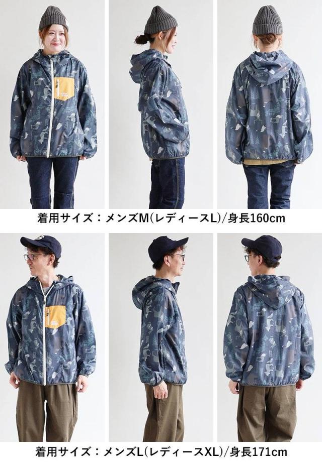 KRIFF MAYER クリフメイヤー ジャケット フード付き 長袖 メンズ レディース ハイネック 総柄 アニマル 地図 プリント 撥水 防汚 クリーネス リップストップ 薄手 軽い 涼しい ポケット 大きいサイズ カジュアル 夏 パティ_17