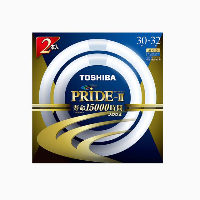 東芝 メロウZ PRIDE-2丸管 30形＋32形 2P FCL3032EDC-PDZ-2P 16-0579の