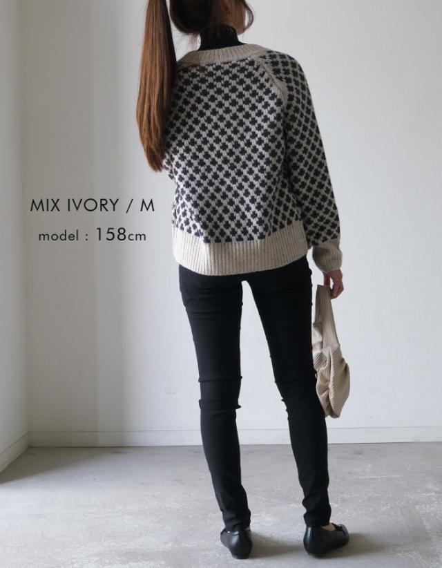 送料無料 柄編みニットカーディガン レディース 秋 冬 長袖 | アクアガレージ aquagarageの通販は