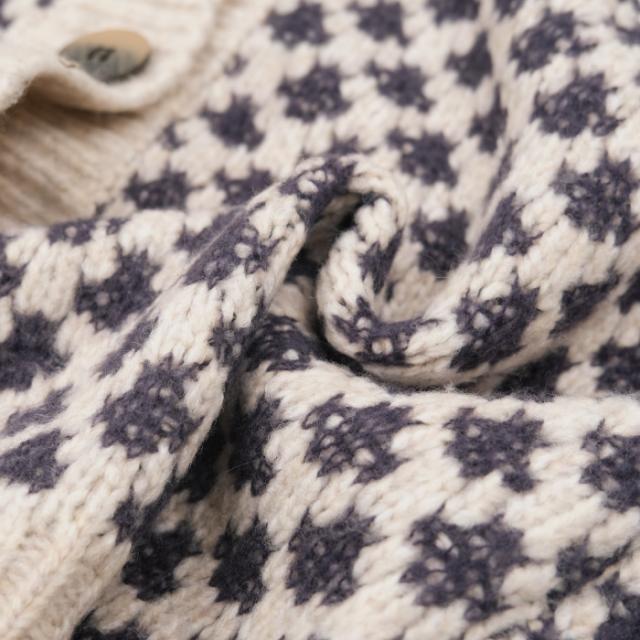 送料無料 柄編みニットカーディガン レディース 秋 冬 長袖 | アクアガレージ aquagarageの通販は