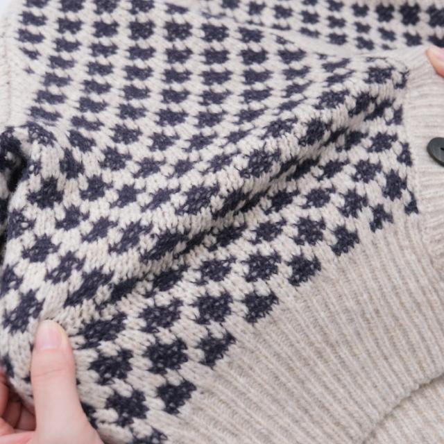 送料無料 柄編みニットカーディガン レディース 秋 冬 長袖 | アクアガレージ aquagarageの通販は