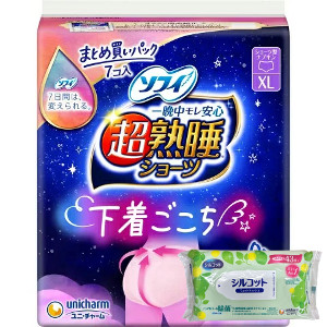１６個セット ユニ・チャーム ソフィ 超熟睡ショーツ XL 7コ入