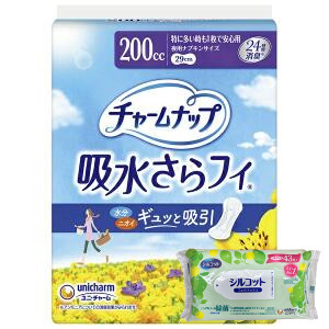 【今ならミズノの靴下1足をプレゼント】１２個セット ユニ・チャーム チャームナップ特に多い時も１枚で安心用１８枚 200cc