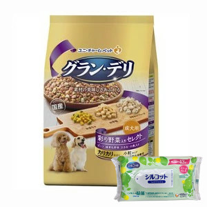 ８個セット ユニ・チャーム グラン・デリ カリカリ仕立て 成犬用 彩り野菜入りセレクト 1.6kg【グランデリ】  ※メーカー都合によりパッケージ、デザインが変更となる場合がございます