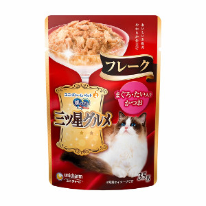 160個セット ユニ・チャーム 銀のスプーン 三ツ星グルメ パウチ フレーク まぐろ・たい入りかつお 35g