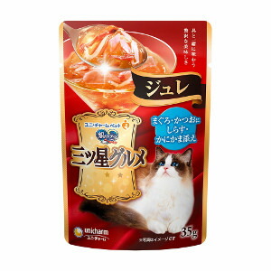 【160個セット】ユニ・チャーム 銀のスプーン 三ツ星グルメ パウチ ジュレ まぐろ・かつおにしらす・かにかま添え ３５ｇ