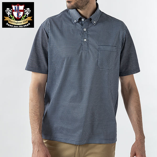Air Fabricドッキング 半袖 ポロシャツ [Herringbone Club/ヘリンボーンクラブ]の通販は 7,480円