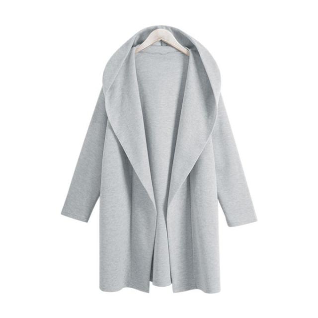 フード付きコーディガン ノーボタン ボタンレス 羽織りもの ポケット付き21to3329 の通販はau Pay マーケット Karei かれい