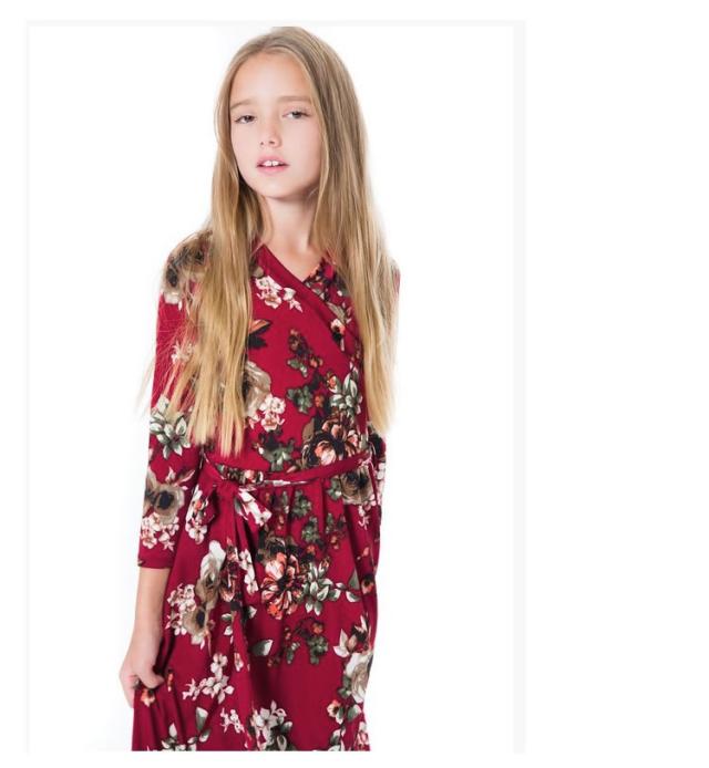 レディース ワンピース Laワンピース カシュクール ワンピース Laセレクト ウエストリボン ロング丈キッズワンピース １７４３９ Laイの通販はau Pay マーケット ホンコンマダム