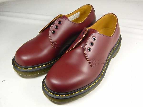 訳あり品 ドクターマーチン 3アイ ギブソン 1461 3ホール 26 0cm Uk7 0 チェリーレッド R 男性用兼女性用 Dr Martens 3eye Gibsの通販はau Pay マーケット Hi スタイル